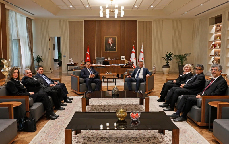 Y&Ouml;DAK&rsquo;tan KKTC Cumhurbaşkanı Tufan Erh&uuml;rman&rsquo;a Ziyaret