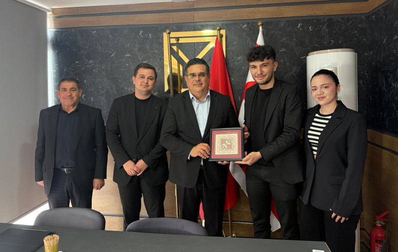 Y&Ouml;DAK&rsquo;ta KKTC &Uuml;niversite &Ouml;ğrencileri Derneği (&Uuml;NİDER) Temsilcileri ile G&ouml;r&uuml;şme Ger&ccedil;ekleştirildi.